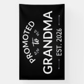 Benoemd tot oma Verw. 2026 II Spandoek (Verticaal)