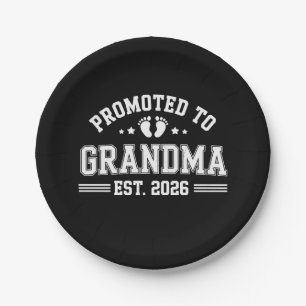 Benoemd tot oma verwachte datum 2026 baby aankondi papieren bordje