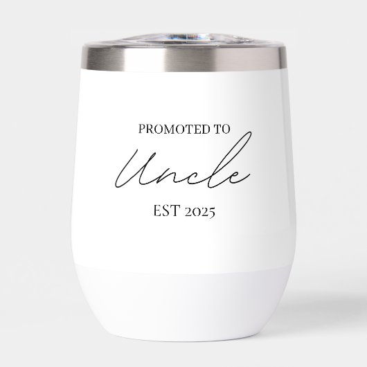 Benoemd tot Oom EST | Nieuw Oom Cadeau (Voorkant)