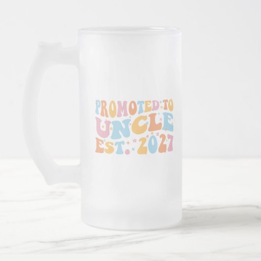 Benoemd tot oom Geschat 2027 Nieuwe oom Matglas Bierpul (Links)