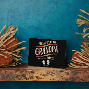 Benoemd tot opa 2025 Opa is 2025  Fotoplaat