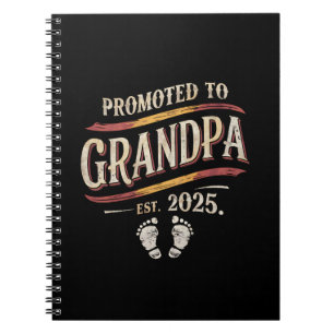 Benoemd tot opa 2025 Opa is 2025  Notitieboek