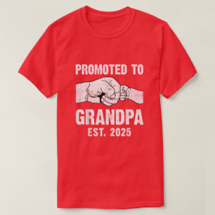 Benoemd tot opa 2025 Zwangerschapsaankondiging T-shirt