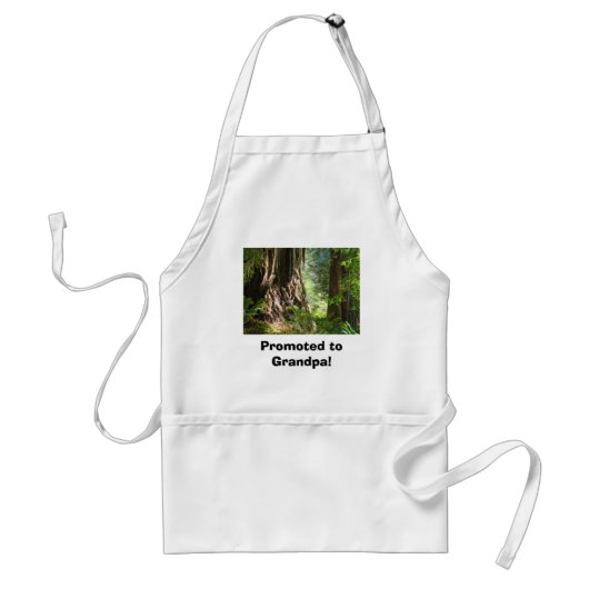 Benoemd tot opa! BBQ koks schort Redwoods (Voorkant)