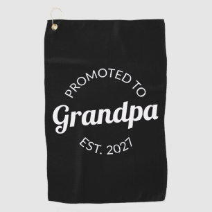 Benoemd tot Opa Est 2021 Nieuwe Papa I Golfhanddoek