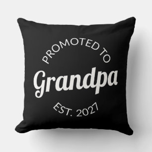 Benoemd tot Opa Est 2021 Nieuwe Papa I Kussen
