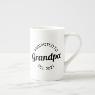 Benoemd tot Opa Est 2021 Nieuwe Papa I Porselein Kop