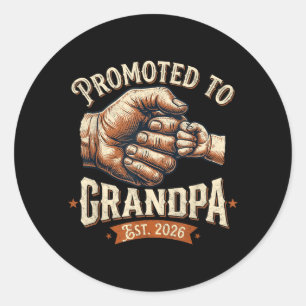Benoemd tot opa Est 2026 Vuiststoot Ba Ronde Sticker