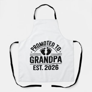 Benoemd tot opa, Geschat 2026, Grappige nieuwe opa Schort