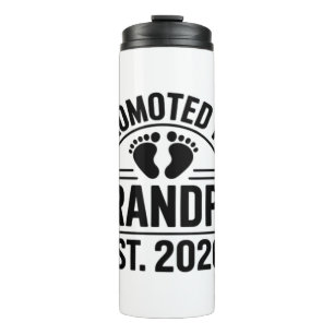 Benoemd tot opa, Geschat 2026, Grappige Nieuwe Opa Thermosbeker