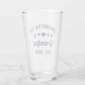 Benoemd tot Opa Grootvader Abuelo Opa Papa Glas (Achterkant)