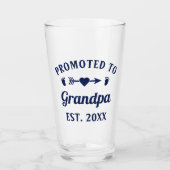 Benoemd tot Opa Grootvader Abuelo Opa Papa Glas (Voorkant)