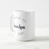 Benoemd tot opa koffiemok (Voorkant links)