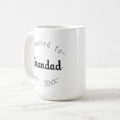 Benoemd tot opa koffiemok (Voorkant links)