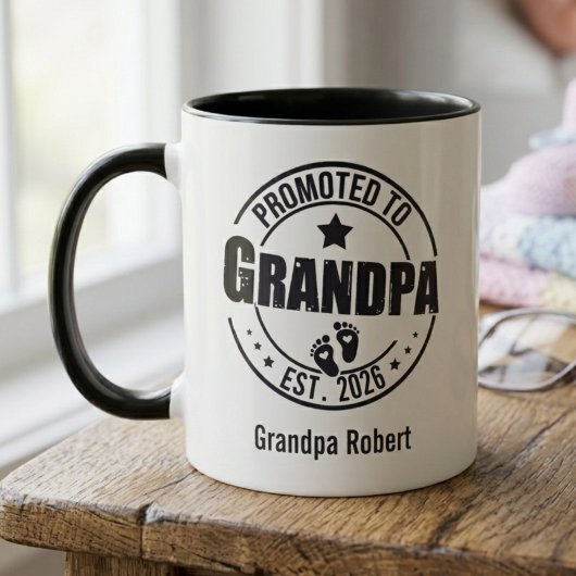 Benoemd tot Opa Nieuwe Baby Aankondiging Mok