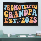 Benoemd tot opa - opgericht 2025 III Spandoek (Beurs)