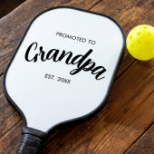 Benoemd tot opa - Oprichtingsjaar Wit Pickleball Paddle