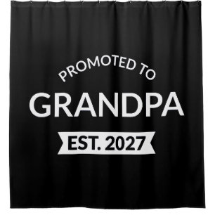 Benoemd tot opa Verwacht 2027 Nieuwe papa II Douchegordijn
