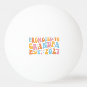 Benoemd tot opa Verwacht 2027 Nieuwe papa Pingpongbal
