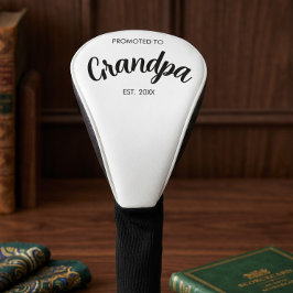 Benoemd tot opa zwangerschapsaankondiging cadeau v golfheadcover