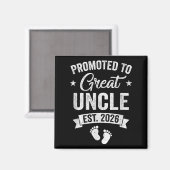 Benoemd tot Oudoom Geschat 2026 Zwangerschapsaanko Magneet (Voorkant / Achterkant)