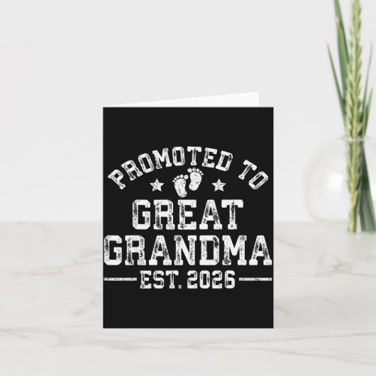 Benoemd tot overgrootmoeder Geschat 2026 Eerste Ke Kaart (Voorkant)