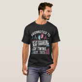 Benoemd tot overgrootmoeder van tweeling geschat 2 t-shirt (Voorkant volledig)