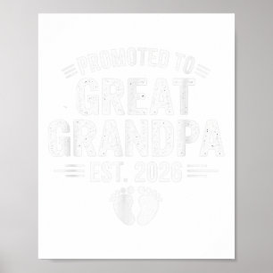 Benoemd tot overgrootvader Geschat 2026 Leuk binne Poster