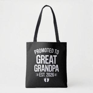 Benoemd tot overgrootvader Geschat 2026 Zwangersch Tote Bag