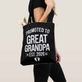 Benoemd tot overgrootvader Geschat 2026 Zwangersch Tote Bag (Dichtbij)