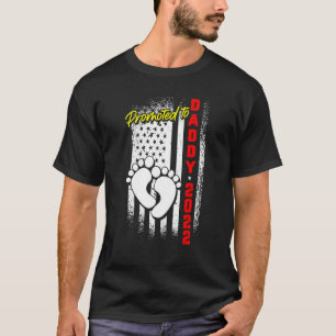 Benoemd tot papa 2022 Vaderdag Cool Eerste keer T-shirt