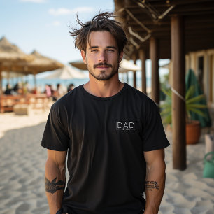 Benoemd tot papa 2025 Grappige humor Nieuwe papa 2 T-shirt