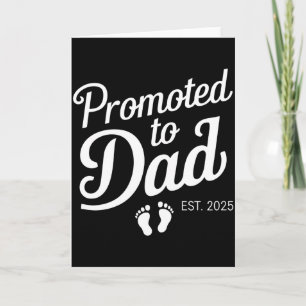 Benoemd tot papa est 2025 Grappig binnenkort papa  Kaart