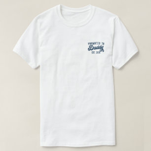 Benoemd tot papa EST. 2025 Leuk binnenkort vader T-shirt