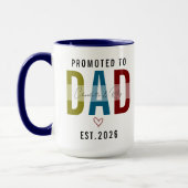 Benoemd tot Papa | Gepersonaliseerde Eerste Vaderd Mok (Links)