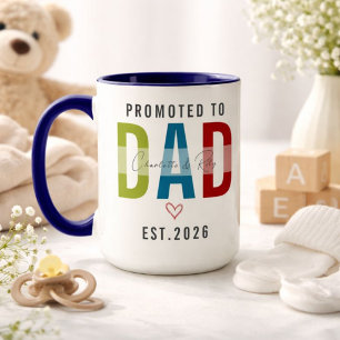 Benoemd tot Papa   Gepersonaliseerde Eerste Vaderd Mok