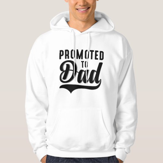 Benoemd tot papa hoodie (Voorkant)