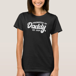 Benoemd tot Papa in 2024 - Eerste keer vader T-shirt