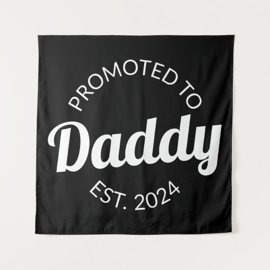 Benoemd tot papa per 2024 I Wandkleed (Voorkant)