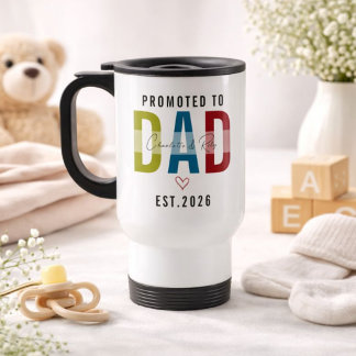 Benoemd tot Papa | Persoonlijke Eerste Vaderdag Reisbeker