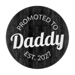 Benoemd tot papa sinds 2027 Nieuwe papa baby showe Snijplank