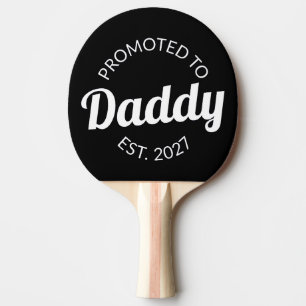 Benoemd tot papa sinds 2027 Nieuwe papa baby showe Tafeltennisbatje