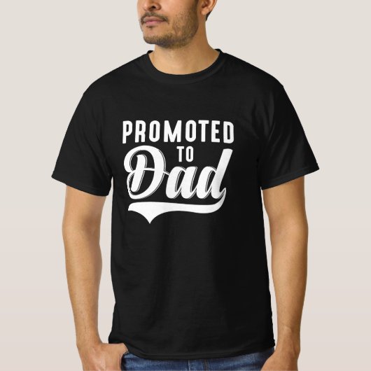 Benoemd tot papa t-shirt (Voorkant)
