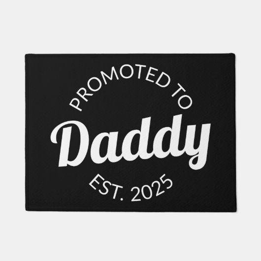 Benoemd tot papa vanaf 2025 I Deurmat (Voorkant)
