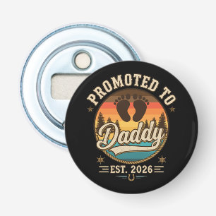 Benoemd tot papa vanaf 2026 button flesopener