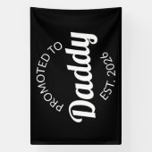 Benoemd tot papa vanaf 2026 I Spandoek (Verticaal)