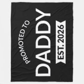 Benoemd tot papa vanaf 2026 II Fleece Deken (Voorkant)