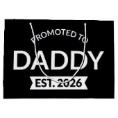 Benoemd tot papa vanaf 2026 II Groot Cadeauzakje (Achterkant)