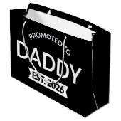 Benoemd tot papa vanaf 2026 II Groot Cadeauzakje (Achterkant Gekanteld)