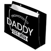 Benoemd tot papa vanaf 2026 II Groot Cadeauzakje (Voorkant Gekanteld)